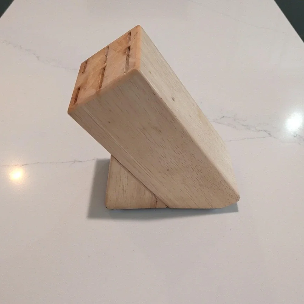 J.A Henckels 6-slot Oak Knife Block